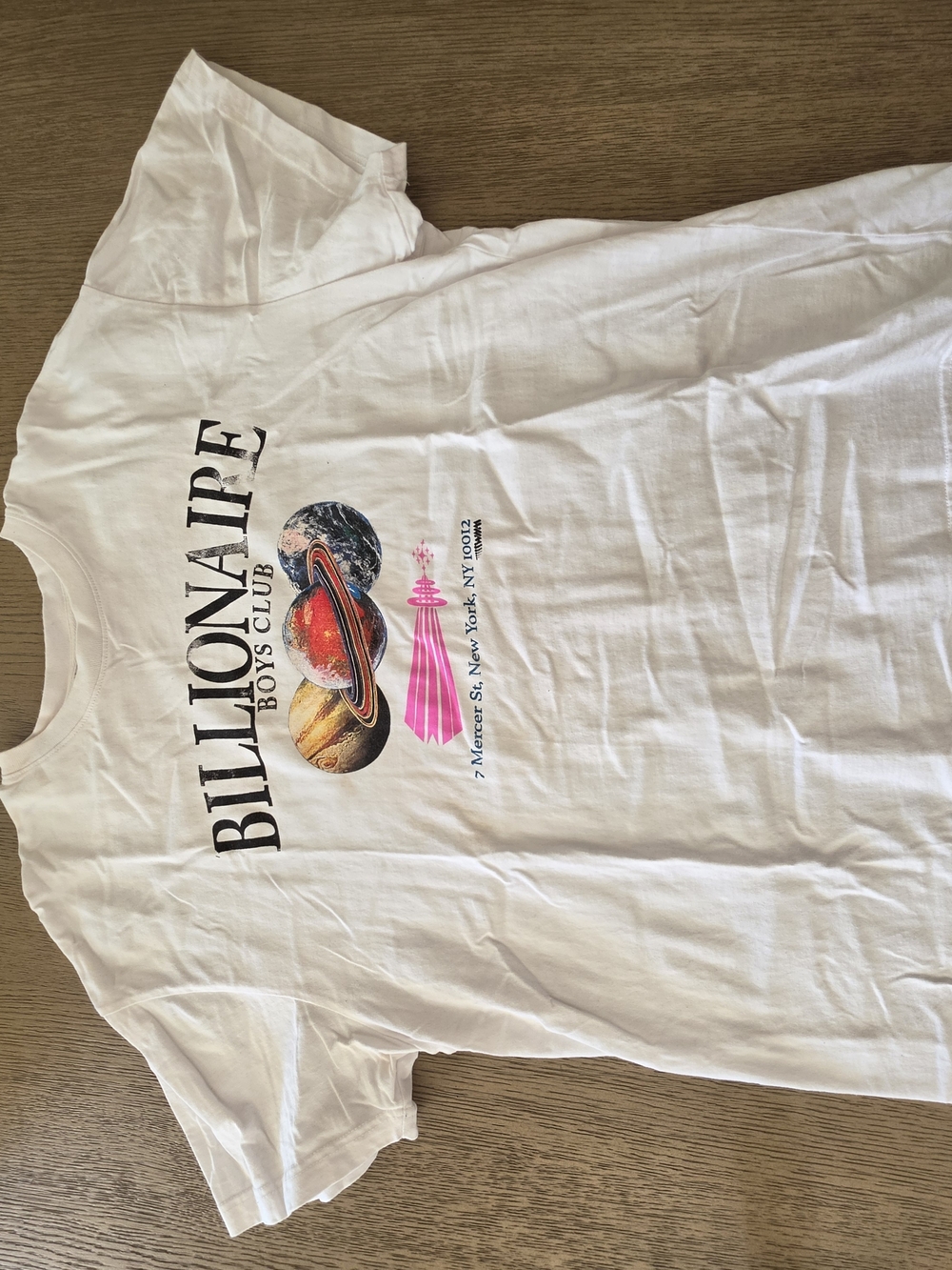 Billionaire Boys Club White Graphic Tee for Kids